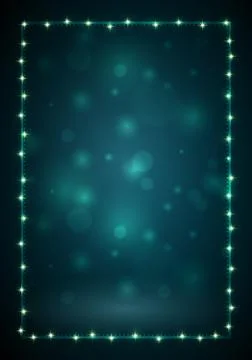 Dark Christmas Background Stock Illustration