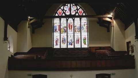 Dark Church Vídeo Stock 151230103