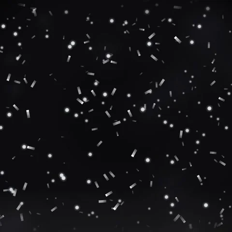 Dark cinematic snowfall background texture for abstract design elements Stock Footage 345690287