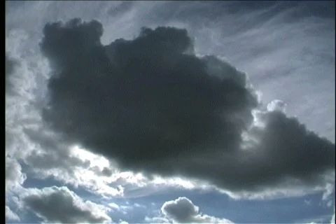 Dark cloud above Video stock 464126