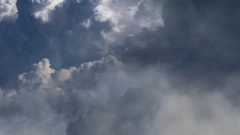 Dark cloud and thunder 4k Stock Footage 296798522