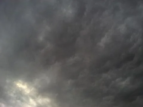 Dark cloud cover before a storm Foto stock