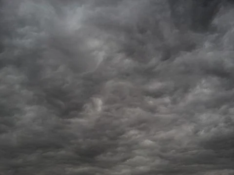 Dark cloud cover before a storm Stock Photos