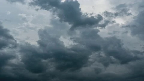 Dark cloud delay animation video Video stock 194138789