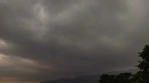 Dark cloud Video stock 239618070