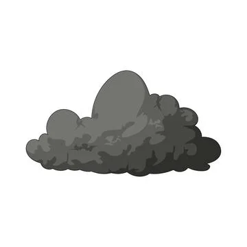Dark cloud illustration Stock Illustration