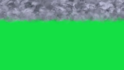 Dark Cloud Passing By Wind Left To Right Animation On Green Screen Stock-Footage 303390548