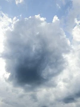 Dark Cloud Sky Cumulus Storm Weather Blue White Dramatic Nature Formation Stock Photos