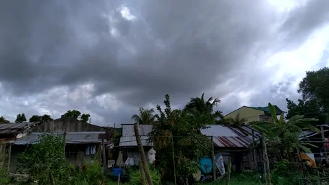 Dark Cloud in the Sky Stock Footage 152366110