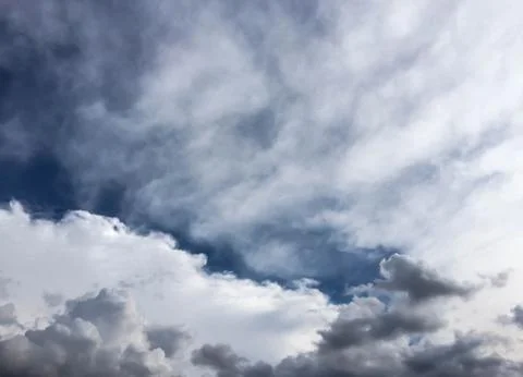 Dark cloud sky Stock Photos