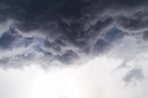 Dark cloud from storm Stock Photos