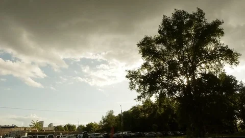 Dark Cloud TimeLapse Stock Footage 78340011