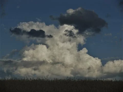 Dark clouds 2 Stock Photos