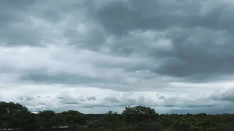 Dark Clouds and Rainy Stormy Sky Timelapse 스톡 동영상 315267440