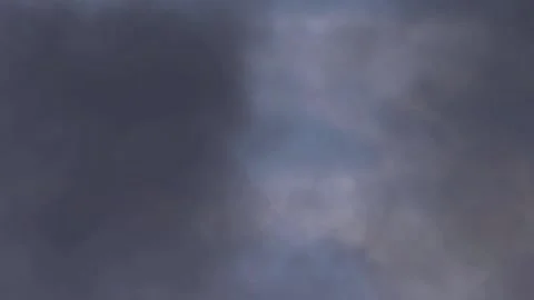 Dark clouds and smoke gather in the sky timelapse Stock Footage 160763193