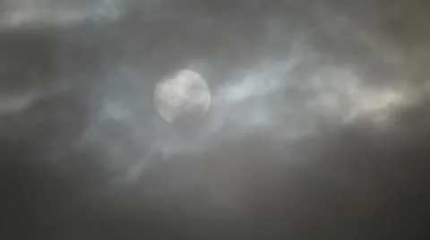Dark Clouds and Sun Vídeo Stock 21272786