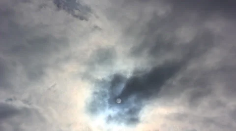 Dark clouds and sunshine Stock Footage 33703382