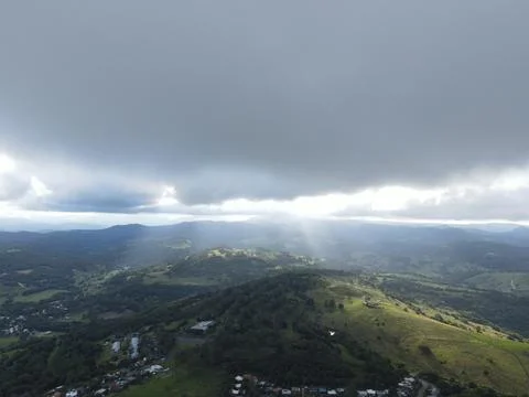 Dark Clouds Approach Stock Photos