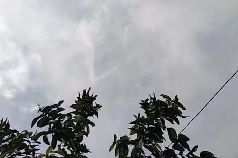 Dark clouds are a sign of rain Stock Footage 229233759