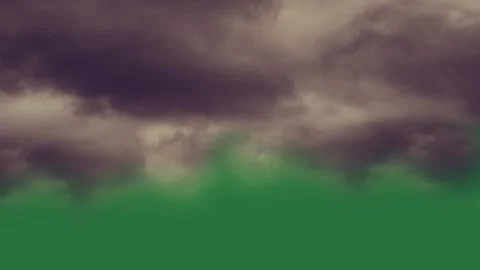 Dark clouds in the background and sky is cloudy design frame Stock Footage 336243324