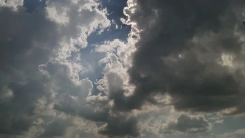 Dark clouds in the blue sky - HYPERLAPSE 库存影片 148312448