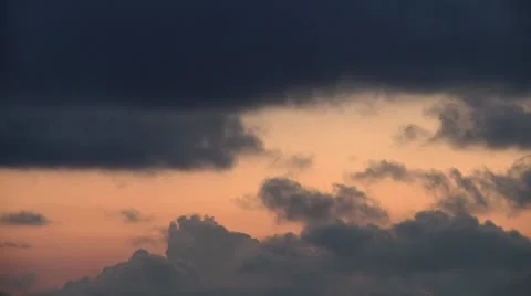 Dark clouds. Can be used for timelapse. Stock Footage 8914646