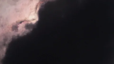 Dark Clouds - COLORED Stock Footage 84238487