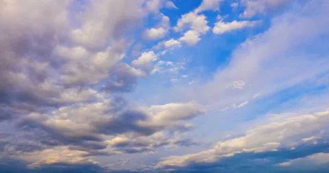 Dark clouds cover the sun after storm Stock Footage 128125456