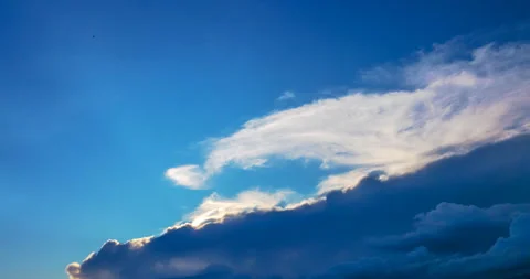 Dark clouds cover the sun Stock Footage 138441211