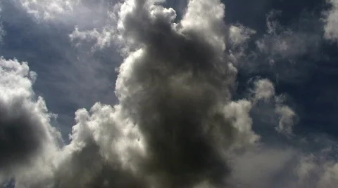 Dark Clouds Stock Footage