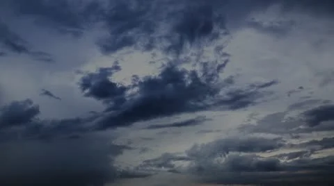 Dark clouds Stockbeeldmateriaal 12624483