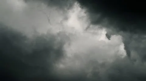 Dark clouds Stock Footage 12680537