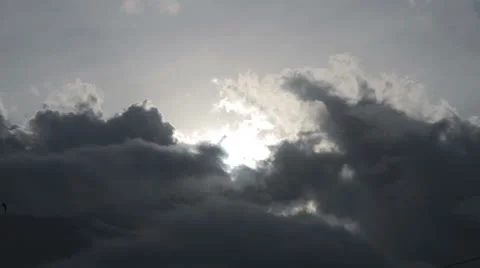 Dark Clouds Stock Footage 23726381