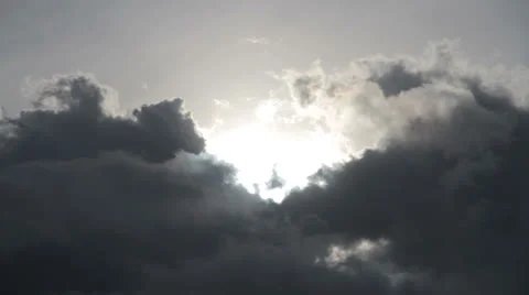 Dark Clouds Stock Footage 23734352