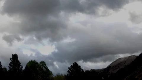 Dark Clouds Stock Footage 80433556