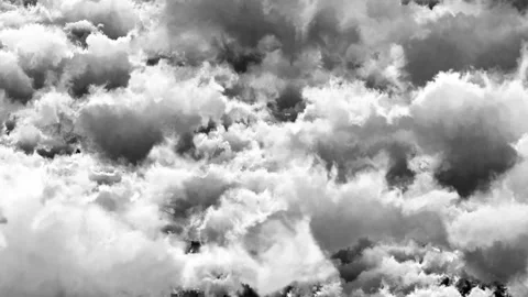 Dark clouds gather before the storm Video stock 333875645