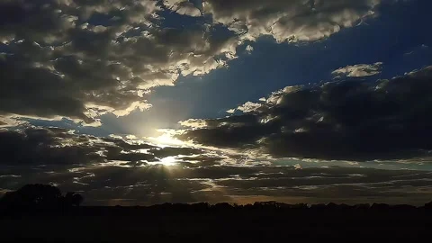 Dark Clouds Gathering in the Sky Stock Footage 304773905