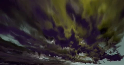 Dark clouds with lightening and thunders Video stock 157047647