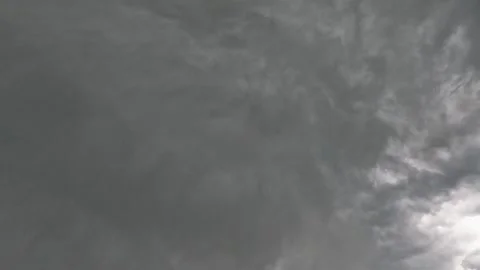 Dark Clouds &amp; Lightning Stock Footage 254524919