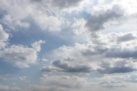 The dark clouds make the sky in black. The rain is coming soon. Pattern of the Stock Photos