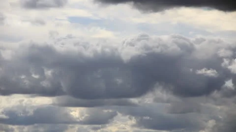 Dark clouds moody sky Stock Footage 22825322