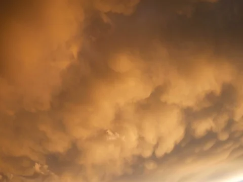 Dark clouds move fast Stock Footage 77860667