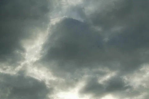 Dark clouds movement in sky Stock Footage 562519