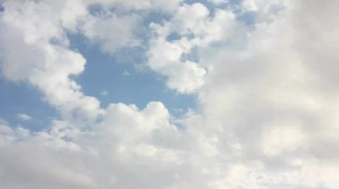 Dark clouds moving in 2 directions Stock Footage 347340