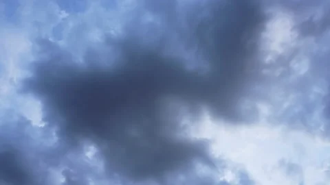 Dark Clouds Moving Time Lapse 4K Video Stock Footage 130433475