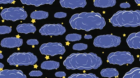 Dark clouds at night Stock Footage 91891682