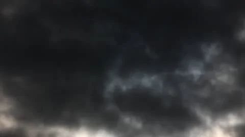 Dark Clouds over the Sky during the Day with Sun Behind Stock Footage 11307528