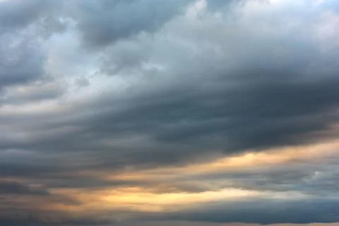 Dark clouds 库存照片