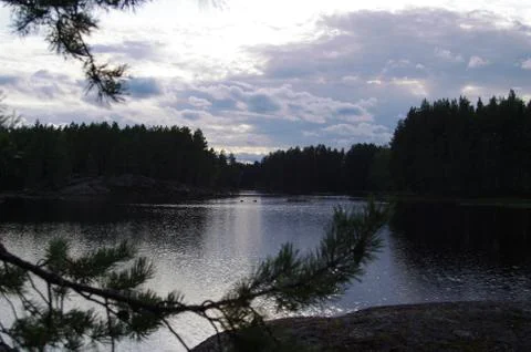 Dark clouds Stock Photos