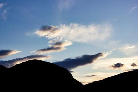 Dark clouds Stock Photos